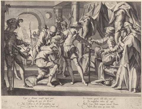 Count William III of Holland orders the beheading of his bailiff, Willem Isaacsz. of Swanenburg, 1606 Canvas Print