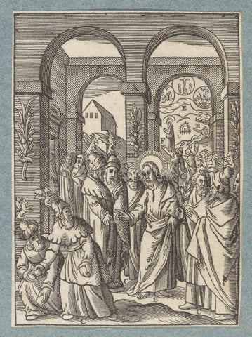 Pharisees want to stone Christ, Christopher of Shechem (II), 1629 Canvas Print