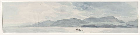 View of the cape of Bruzzano and the tip of cape Spartivento, Louis Ducros, 1778 Canvas Print