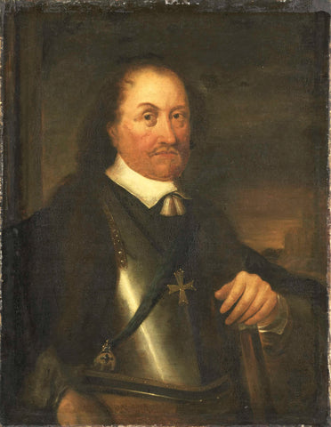 Portrait of Johan Maurits, Count of Nassau-Siegen, Governor of Brazil, anonymous, c. 1660 Canvas Print