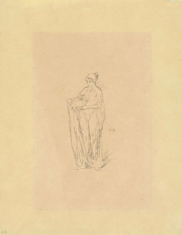 Young Woman with a Bowl, James Abbott McNeill Whistler, 1895 Canvas Print