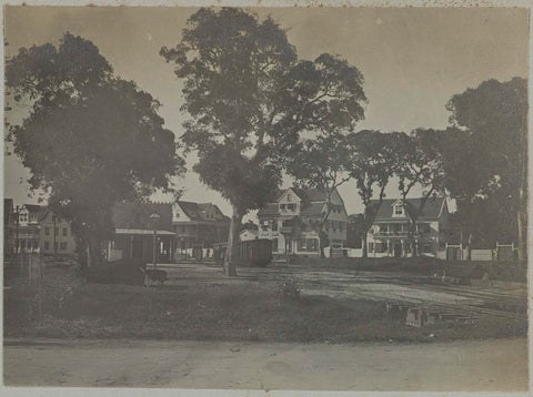 Vaillantsplein, Paramaribo, Hendrik Doijer (attributed to), 1906 - 1913 Canvas Print