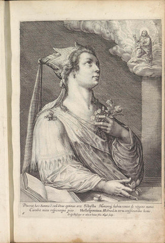 Hellespontic Sibyl, Magdalena of Passe, 1615 Canvas Print