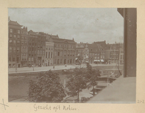 View of the Rokin, Hendrik Herman van den Berg, in or after 1890 - in or before 1894 Canvas Print