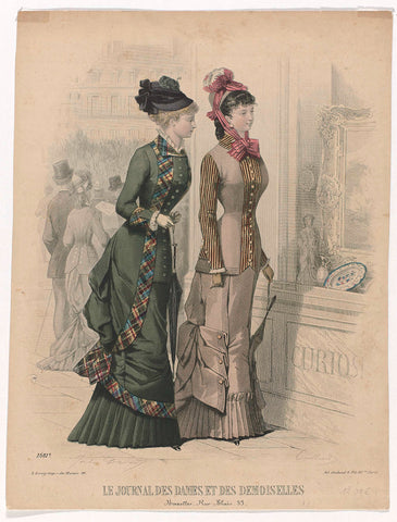 Shopping, Edouard Tailland, 1878 Canvas Print