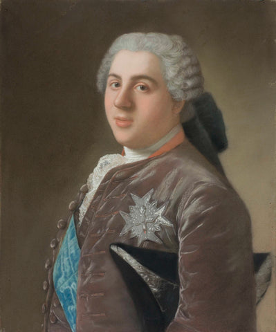 Louis de Bourbon, Dauphin of France, Jean-Etienne Liotard, 1749 - 1750 Canvas Print