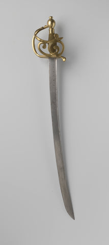 Sabre with sheath, anonymous, c. 1781 Canvas Print