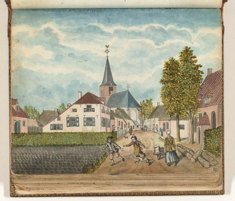 The village of Wehl in Cleefsland, Jan Brandes, 1775 Canvas Print