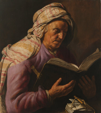 Old Woman Reading, Jan Lievens, 1626 - 1633 Canvas Print