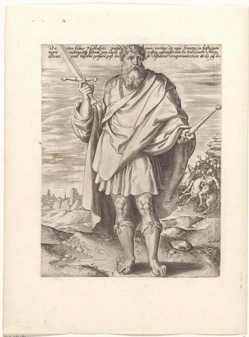 King Darius, anonymous, 1585 Canvas Print