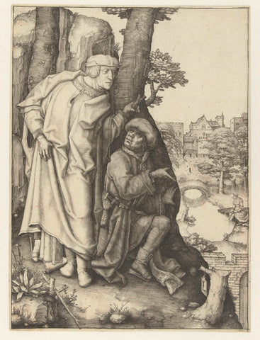 Susanna and the Elders, Lucas van Leyden, 1506 - 1510 Canvas Print