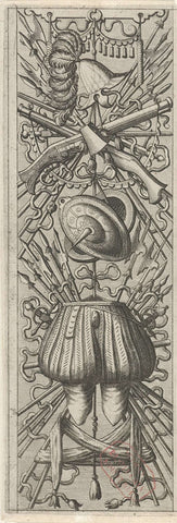 Wapentrofee met spaanse broek, Johannes of Lucas van Doetechum, 1572 Canvas Print