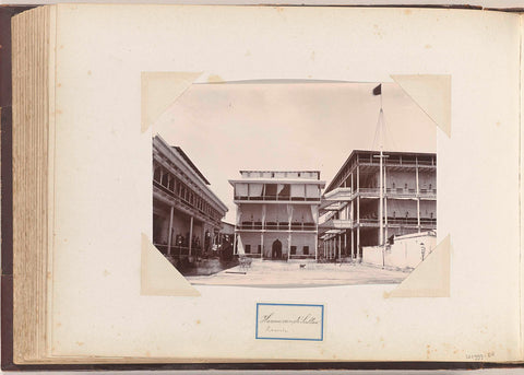 Building of the harem of the sultan of Zanzibar, Coutinho Brothers, c. 1900 - c. 1920 Canvas Print