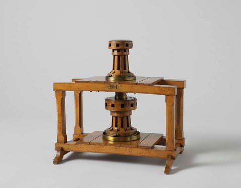 Model of a Double Capstan, Rijkswerf Vlissingen (possibly), c. 1821 Canvas Print