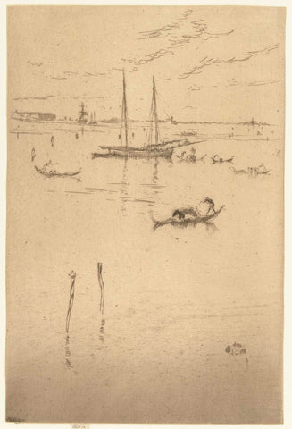 The Little Lagoon, James Abbott McNeill Whistler, 1879 - 1880 Canvas Print