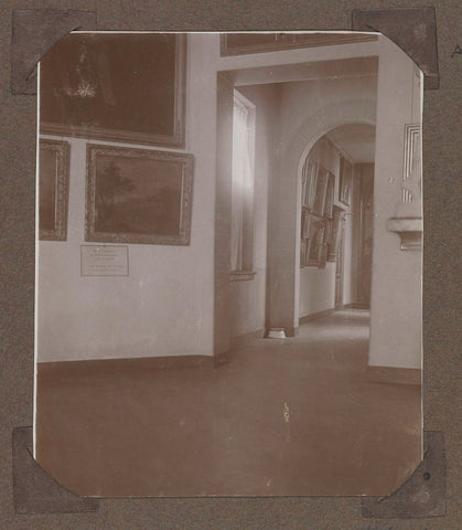 Hall of the Drucker extension in 1922, 1922 Canvas Print