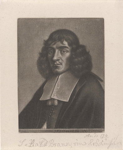 Portrait of Sebald Braun, Johann Friedrich Leonard, 1671 Canvas Print