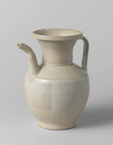 Ewer with fluted sides, anonymous, c. 900 - c. 999 Canvas Print