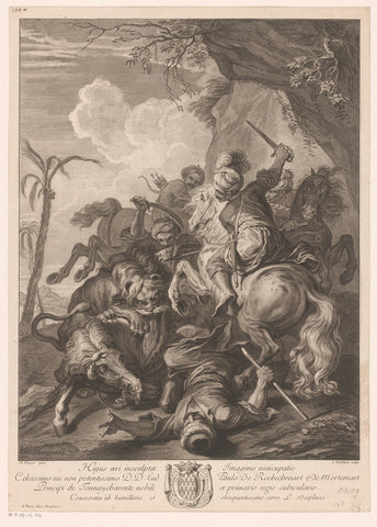 Leeuwenjacht, Louis Desplaces, c. 1731 Canvas Print