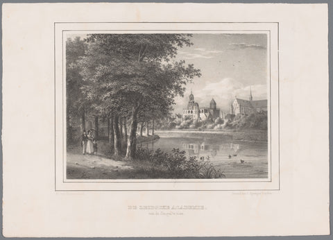 Leidsche Academie, Wilhelmus van Groenewoud, 1843 Canvas Print