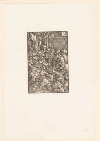 Imprisonment of Christ, anonymous, 1535 Canvas Print