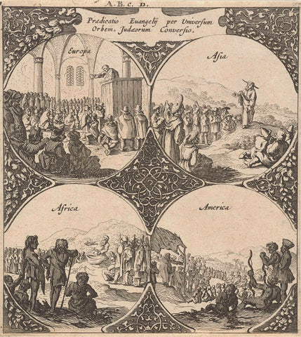 Preachers in four continents, Gillis van Scheyndel (I), 1625 Canvas Print