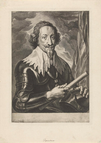 Portrait of Gottfried Heinrich, Count of Pappenheim, Cornelis Galle (II), c. 1638 - c. 1738 Canvas Print