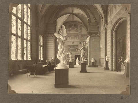 Front hall to the east around 1909, 1908 - 1909 Canvas Print