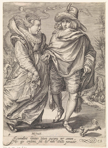 De Winter, Jan Saenredam, 1601- 1651 Canvas Print