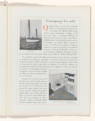 Art - Goût - Beauté, Feuillets de l' élégance féminine, June 1932, No. 142, 12th Year, p. 31, H. Rouit, 1932 Canvas Print