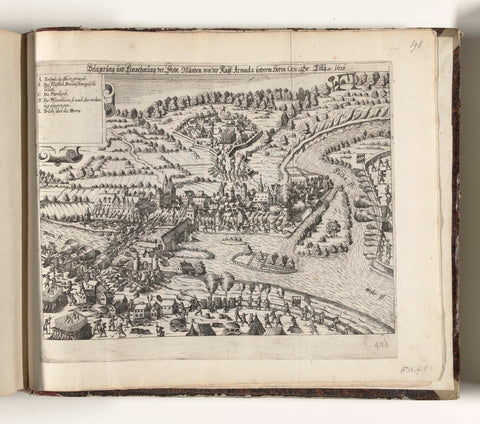 Siege and capture of Münden by Tilly, 1626, Frans Hogenberg (workshop or), 1626 - 1628 Canvas Print