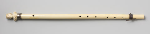 Flute, anonymous, c. 1700 - c. 1750 Canvas Print