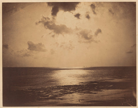 Effet de Soleil - Océan - no. 23, Gustave Le Gray, 1856 Canvas Print