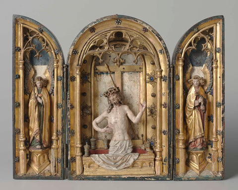 Portable altar, anonymous, c. 1500 - c. 1525 Canvas Print