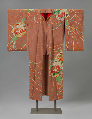 Visiting kimono, anonymous, 1920 - 1940 Canvas Print