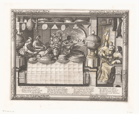 Confectionery, Abraham Bosse, 1635 Canvas Print