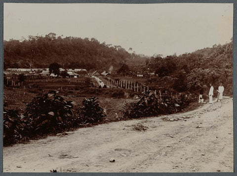 View of a village, anonymous, 1903 - 1913 Canvas Print