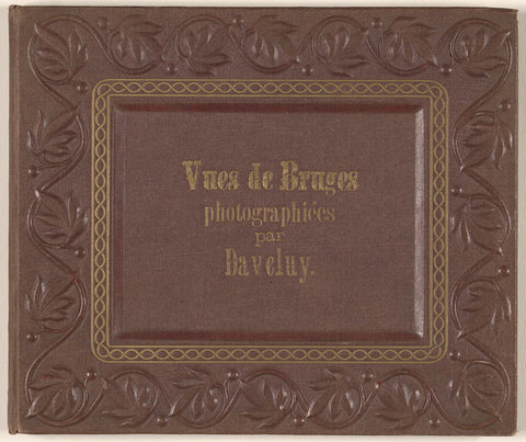 Topographic album of Bruges 1870-1875, Victor Daveluy, c. 1870 - c. 1875 Canvas Print