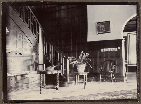 Interior of the house of the Jetten couple, anonymous, 1925 - 1927 Canvas Print