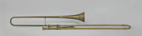 Bass trombone, Pierre Colbert, 1593 Canvas Print