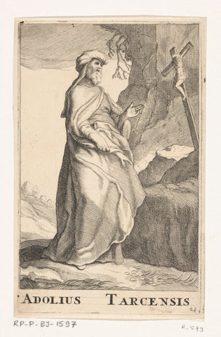 Heilige Adolius Tarcensis, Frederick Bloemaert, after 1636 - c. 1670 Canvas Print