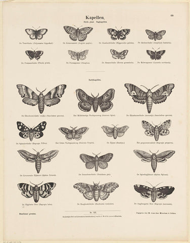 Kapellen / Third plate. Dagkapellen / Nachtkapellen, Ernst Fröhlich, 1843 - c. 1920 Canvas Print