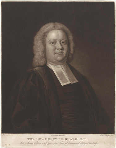 Portrait of Henry Hubbard, Charles Howard Hodges, 1790 Canvas Print