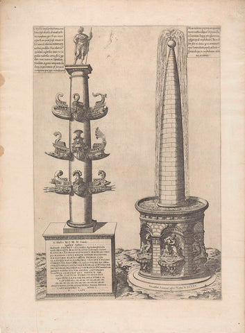 Rostrata column in Meta sudans, anonymous, 1575 Canvas Print