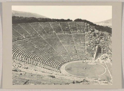 Theater at Epidauros, anonymous, c. 1895 - c. 1915 Canvas Print