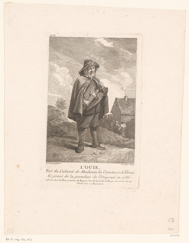 Gehoor, Jacques-Philippe Le Bas, 1736 Canvas Print