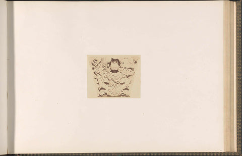 Plaster model for a keystone of the Palais du Louvre by Jules Lafrance, Édouard Denis Baldus, c. 1855 - c. 1857 Canvas Print