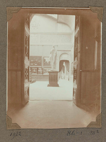 Through doorway view of room 225 in 1922, 1922 Canvas Print