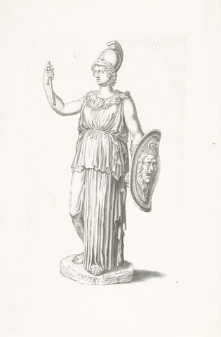 Statue of Minerva, Reinier van Persijn, 1640 Canvas Print