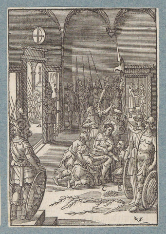 Flogging of Christ, Christopher of Shechem (II), 1629 Canvas Print